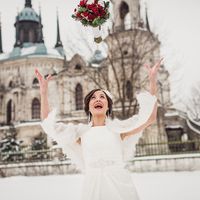 букет невесты
красный цвет
зимний букет