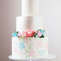 мастичный свадебный торт