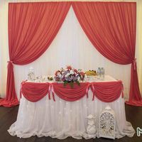 Оформление банкетного зала на свадьбу в Йошкар-Оле от агентства "Любовь-Морковь"