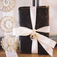 Идеи держателей для колец в винтажном стиле
Источник: Discover Wedding - идеи для стильной свадьбы
