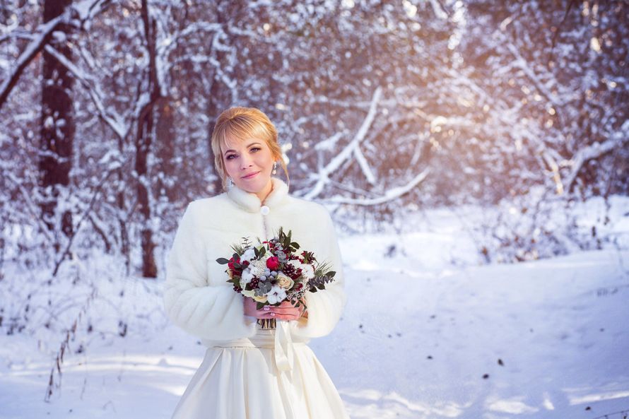 зимний букет невесты - фото 12501600 Verbena - агентство флористического дизайна