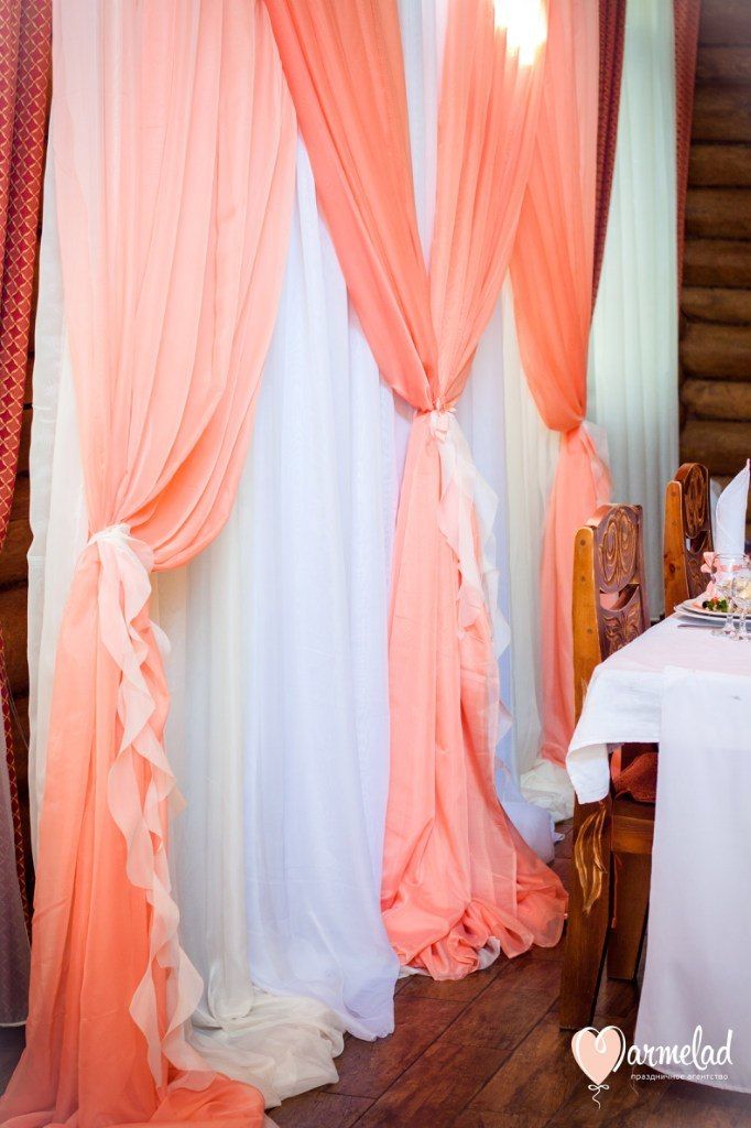 Фото 3871535 в коллекции Свадьба в персиковых тонах - Творческая мастерская Мармелад - оформление 