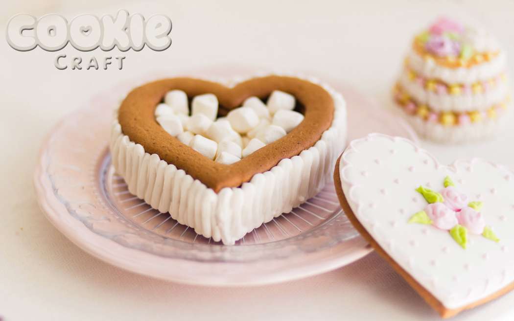 Свадебная пряничная шкатулка - фото 4293999 Cookie craft - пряники и тортики ручной работы