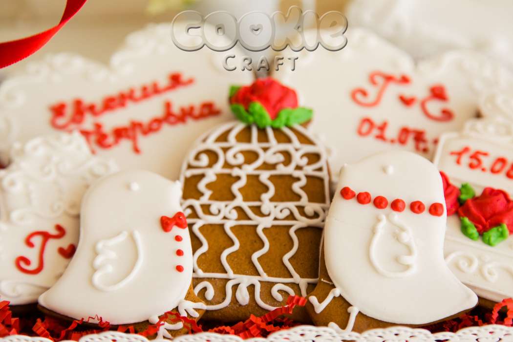 Свадебные птички - фото 4295061 Cookie craft - пряники и тортики ручной работы