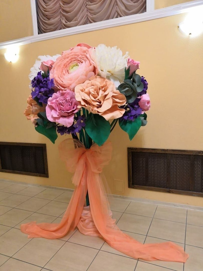 Букет невесты из разных цветов 