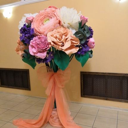 Букет невесты из разных цветов 