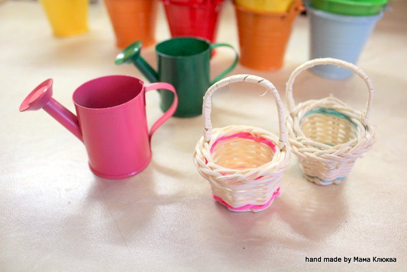 Миниатюрные лейки и плетенки в ассортименте - фото 897035 Светлана Мама Клюква - свадебный распорядитель 