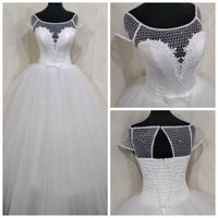 Пышное свадебное платье с рукавами "Тереза"