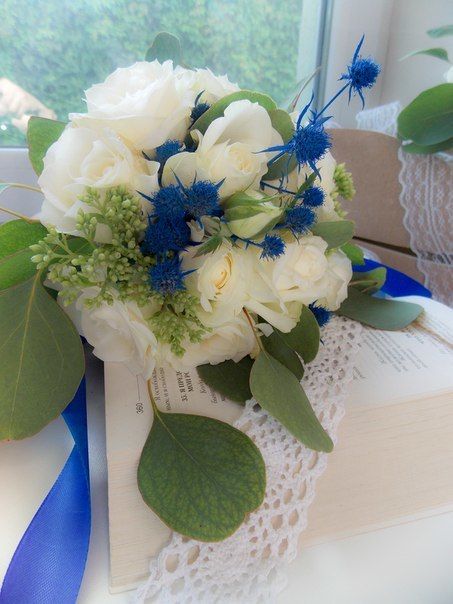 Фото 6417530 в коллекции Букет для синей свадьбы - Flower Dreams флорист