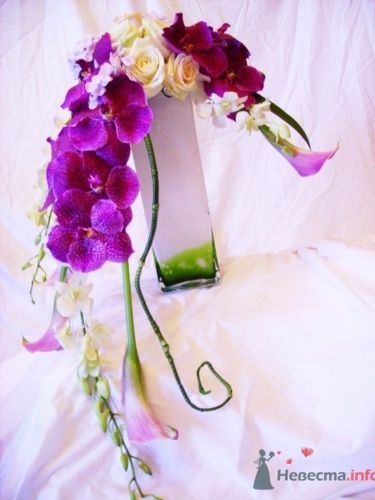 Букет из орхидей и калл - фото 725 Флорист-дизайнер Екатерина