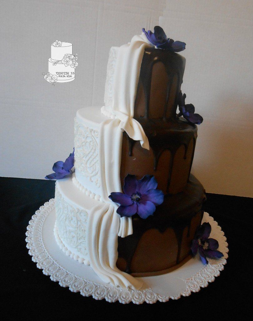 Фото 6615754 в коллекции Свадебные торты - Торты и капкейки tortik33 от Юлии Ким