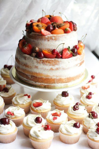 Торт "Белый бархат" в стиле рустик - фото 6793992 The wondercake - Эксклюзивные десерты 