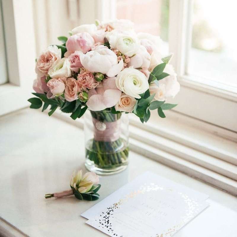Букет невесты из пионовидных роз - фото 18457982 Цветочная мастерская Татьяны Кудряшовой