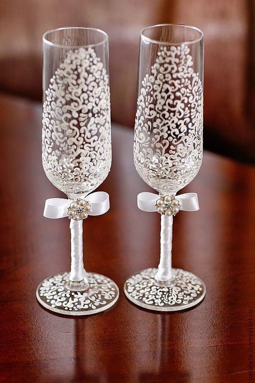 Фото 7233568 в коллекции Свадебные бокалы, шампанское. Домашний очаг - Мастерская декора Декораций