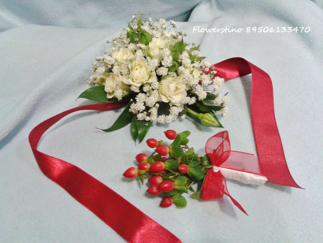 Фото 659617 в коллекции букеты невесты - Салон цветов " Flowerstino"