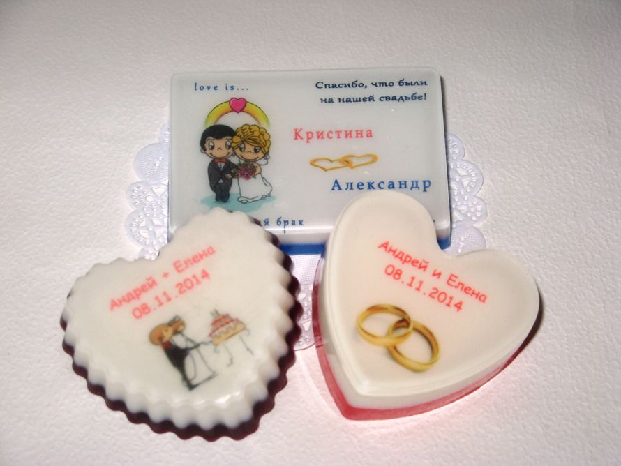 Фото 10028014 в коллекции Свадебное мыло-комплимент с картинкой - Tianasoap - подарки гостям