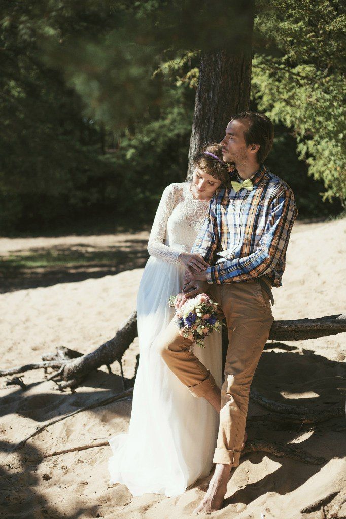 MODEL, MUAH - Яна Вохмянина 
DRESS - Миламира // Milamira свадебные платья , Свадебный салон THE ONE - свадебные платья 
DECOR, FLOWERS - Авторская мастерская ОБЛАКО - фото 11511960 Мастерская "Облако" 