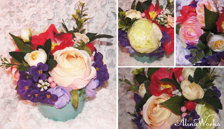 Цветочная композиция - фото 12380454 Студия декора "Cherry"