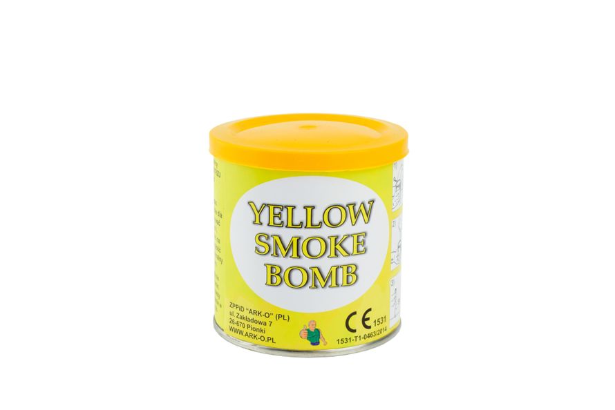 Дым Smoke bomb желтый