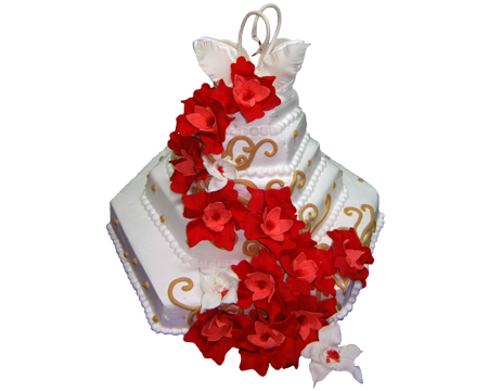 Фото 513812 в коллекции Свадебные торты - Кондитерская Napoleon