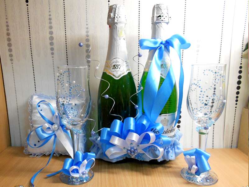Фото 1123179 в коллекции Оформление шампанского и фужеров - "Магазин праздника" - свадебные аксессуары