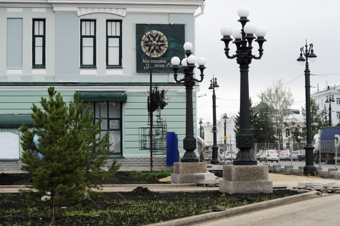 Сквер им Дзержинского у музея М. А. Врубеля - фото 13522512 Astya