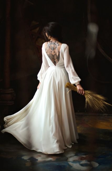 Свадебное платье "Альпийские горы"