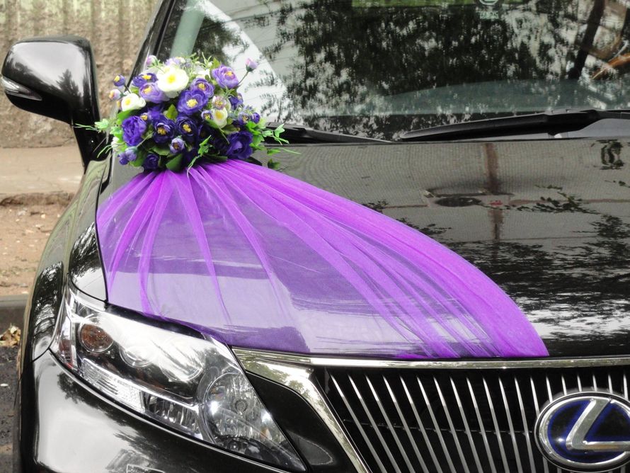 Оформление авто в фиолетовом цвете