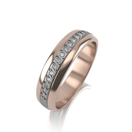 Эксклюзивное кольцо с плетением из 15 бриллиантов 