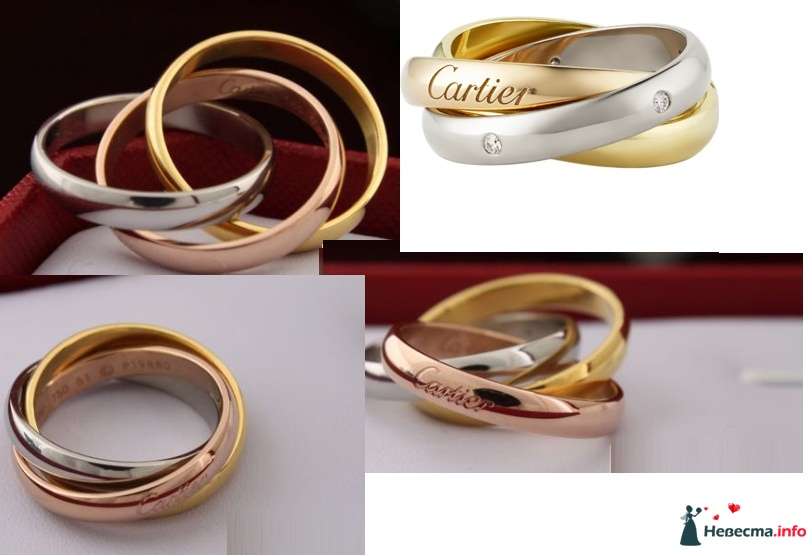 Фото 617051 в коллекции Обручальные кольца из комбинированного золота - Обручальные кольца "Best gold service"