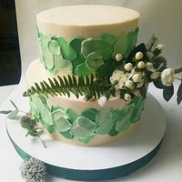 Торт в тропическом стиле
