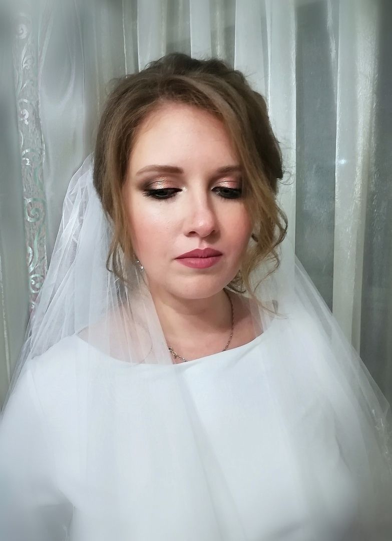 Пробный макияж невесты