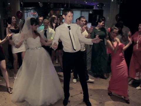Танцевальный свадебный клип