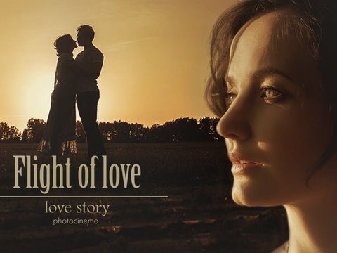 "Flight of love" lovestory (slide movie)