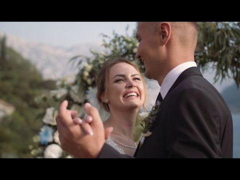 Свадьба и венчание в Черногории Марии и Мирона