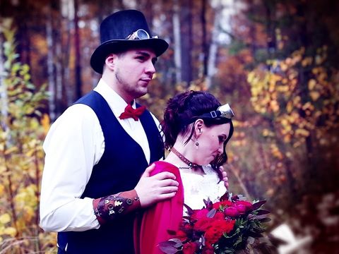 Свадебный клип в стиле стимпанк (steampunk)