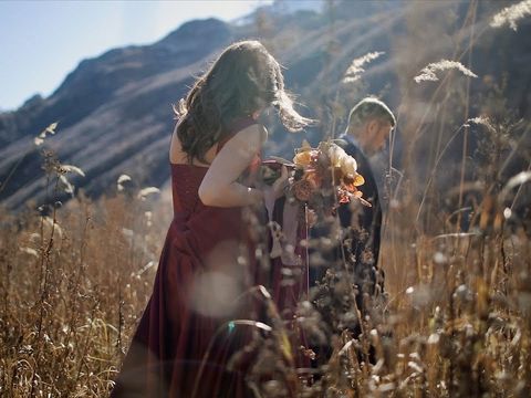 Валера и Юля (Свадебное видео) Свадьба в горах Домбая